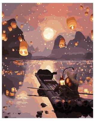 Opakowanie Malowanie po numerach - Romantyczny zachód 40x50