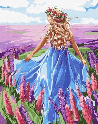 Opakowanie Malowanie po numerach - Sama z myślami 40x50