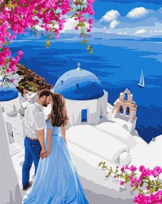 Opakowanie Malowanie po numerach - Santorini 40x50cm