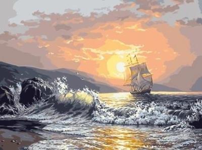 Opakowanie Malowanie po numerach - Silne fale 40x50cm