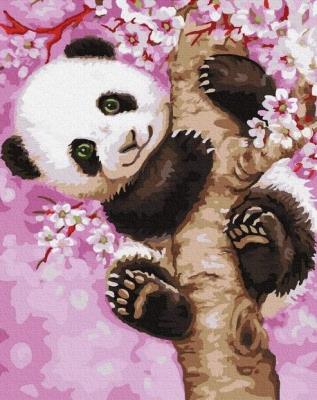 Opakowanie Malowanie po numerach - Śliczna panda 40x50 cm