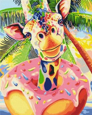 Opakowanie Malowanie po numerach Słodka żyrafa