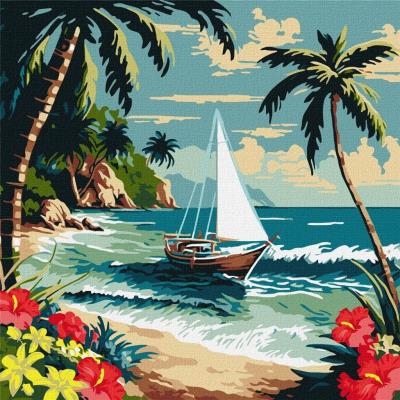 Opakowanie Malowanie po numerach - Słoneczny brzeg 40x40cm