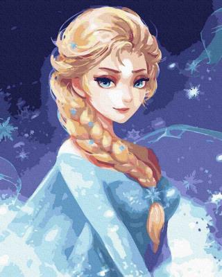 Opakowanie Malowanie po numerach Śnieżna Księżniczka