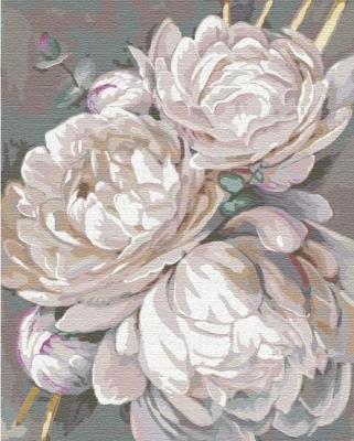 Opakowanie Malowanie po numerach - Śnieżnobiała piwonia 40x50