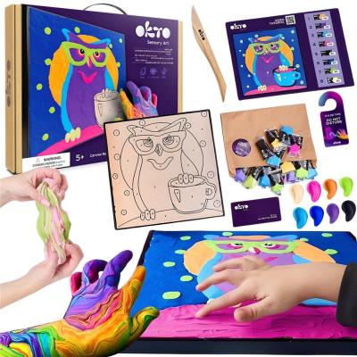 Opakowanie Malowanie po numerach Sowa 29x29cm