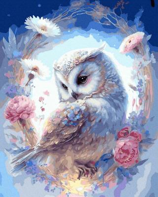 Opakowanie Malowanie po numerach Sowa śnieżna 3