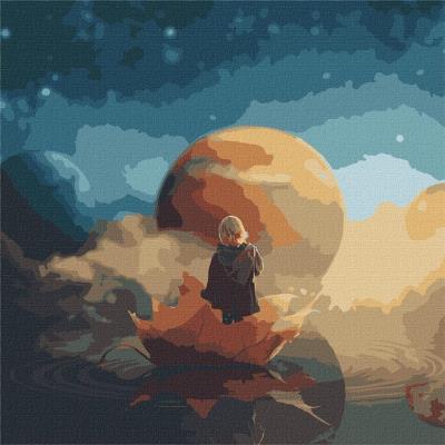 Opakowanie Malowanie po numerach - Spacer kosmiczny 50x50cm