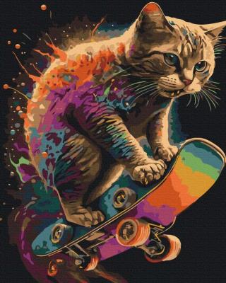 Opakowanie Malowanie po numerach Sportowy kot