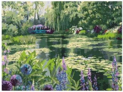 Opakowanie Malowanie po numerach Staw z liliami