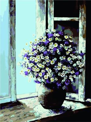 Opakowanie Malowanie po numerach - Stokrotki 30x40cm