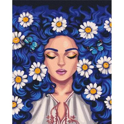 Opakowanie Malowanie po numerach - Stokrotki we włosach 40x50