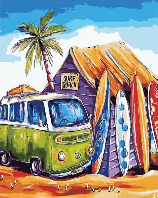 Opakowanie Malowanie po numerach - Surf Shack 40x50cm