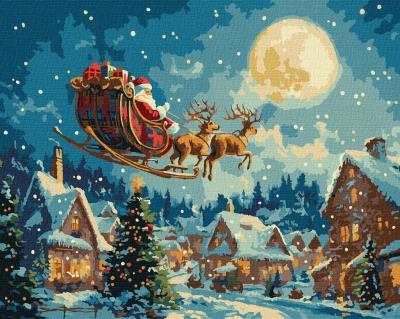 Opakowanie Malowanie po numerach - Świąteczna bajka 40x50cm