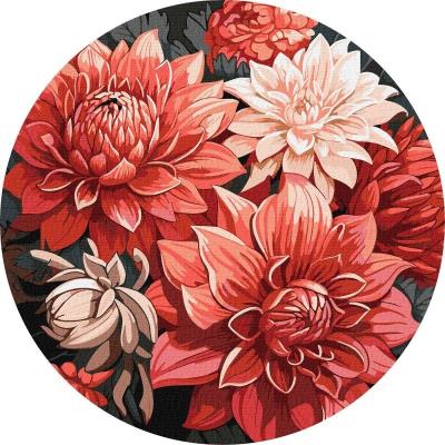 Opakowanie Malowanie po numerach - Świąteczny bukiet d39cm