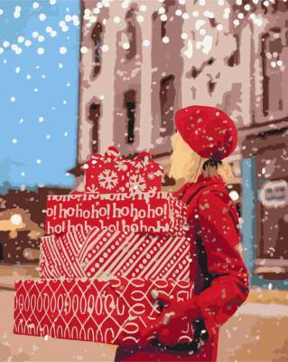 Opakowanie Malowanie po numerach - Świąteczny nastrój 40x50cm