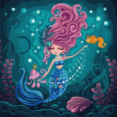 Opakowanie Malowanie po numerach - Syrena 40x40cm