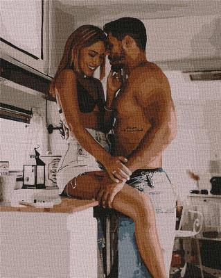 Opakowanie Malowanie po numerach - Szalona miłość 40x50