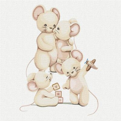 Opakowanie Malowanie po numerach - Szczęśliwa rodzina 30x30