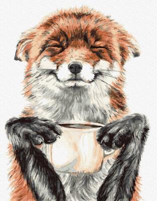 Opakowanie Malowanie po numerach Szczęśliwy lis