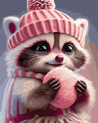 Opakowanie Malowanie po numerach Szczęśliwy szop