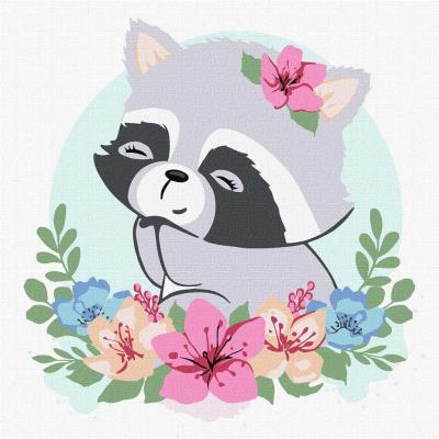 Opakowanie Malowanie po numerach - Szop Kwiatowy 30x30cm