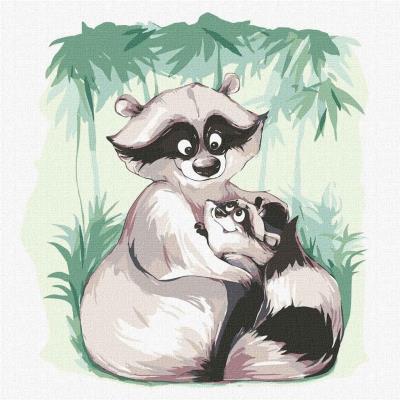 Opakowanie Malowanie po numerach - Szopuś i mama 30x30