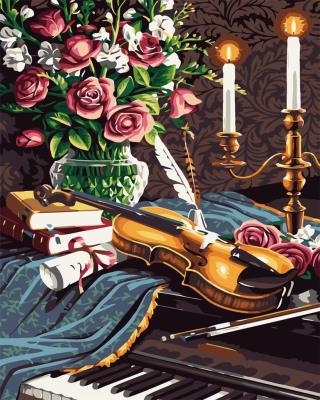 Opakowanie Malowanie po numerach - Sztuka muzyczna 40x50cm