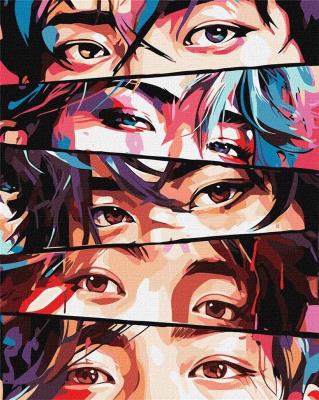 Opakowanie Malowanie po numerach - Tajemnicze oczy 40x50cm