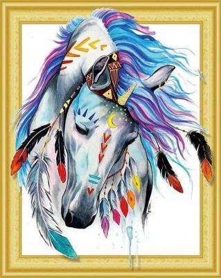 Opakowanie Malowanie po numerach - Tajemniczy koń 40x50cm
