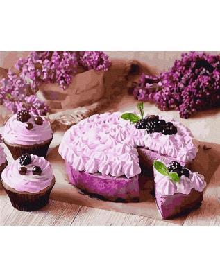 Opakowanie Malowanie po numerach - Tarta Jagodowa 40x50cm