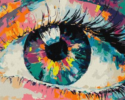 Opakowanie Malowanie po numerach - Tęczowy pogląd 40x50cm