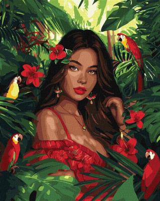 Opakowanie Malowanie po numerach - Tropikalna księżniczka