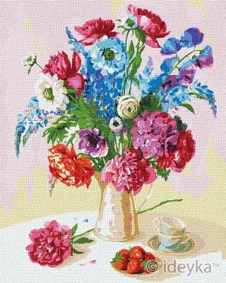 Malowanie po numerach - Truskawki dla dwojga 40x50. Wydawca: Ideyka. SmakLiter.pl Opakowanie Malowanie po numerach - Truskawki dla dwojga 40x50