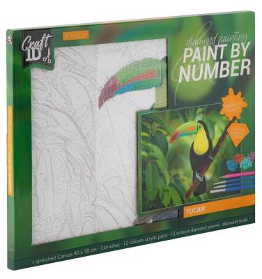Opakowanie Malowanie po numerach - Tukan 40x50