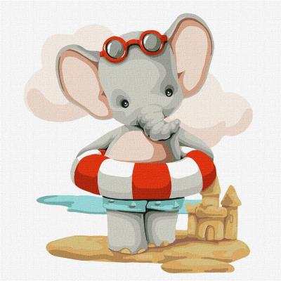 Malowanie po numerach - Ulubione lato 30x30cm. Wydawca: Ideyka. SmakLiter.pl Opakowanie Malowanie po numerach - Ulubione lato 30x30cm