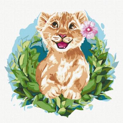 Opakowanie Malowanie po numerach - Urocze lwiątko 30x30