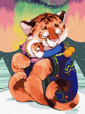 Malowanie po numerach - Uścisk 30x40cm. Wydawca: Ideyka. SmakLiter.pl Opakowanie Malowanie po numerach - Uścisk 30x40cm