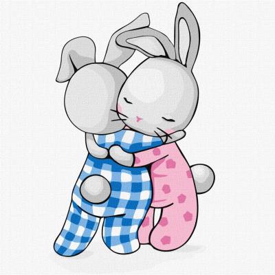 Opakowanie Malowanie po numerach - Uściski Kids 25x25cm