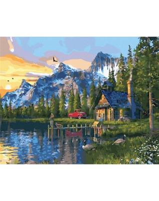 Opakowanie Malowanie po numerach - Weekend w domku 40x50