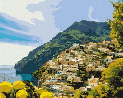 Opakowanie Malowanie po numerach - Wieś w zieleni 40x50cm