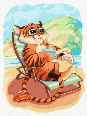 Malowanie po numerach - Wspaniałe wakacje 30x40cm. Wydawca: Ideyka. SmakLiter.pl Opakowanie Malowanie po numerach - Wspaniałe wakacje 30x40cm