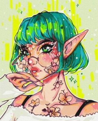 Opakowanie Malowanie po numerach - Współczesny elf 40x50cm