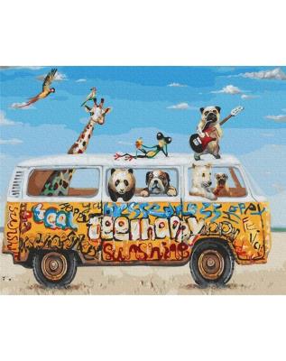 Opakowanie Malowanie po numerach - Wycieczka latem 40x50cm