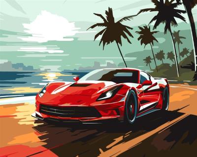 Opakowanie Malowanie po numerach - Wycieczka wzdłuż wybrzeża