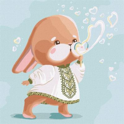 Opakowanie Malowanie po numerach - Zając 3030cm