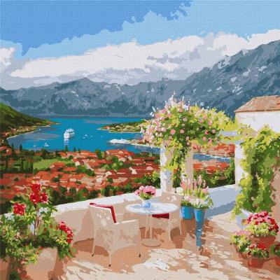 Opakowanie Malowanie po numerach - Zatoka Kotorska 50x50cm