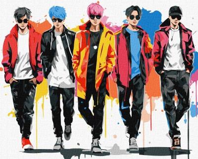 Opakowanie Malowanie po numerach - Zespół muzyczny 40x50cm