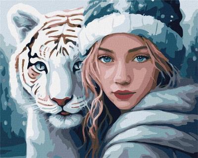 Opakowanie Malowanie po numerach - Zimowe ciepło 40x50cm