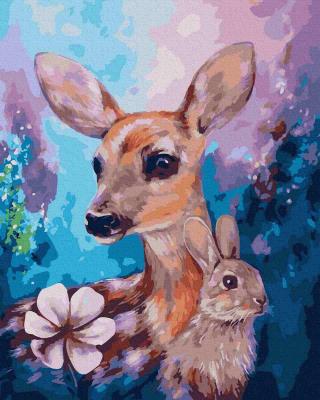 Opakowanie Malowanie po numerach - Zwierzęta leśne 40x50cm